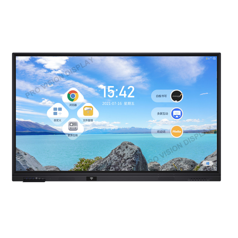 55 inch Educational Interactive flat panel tampilan