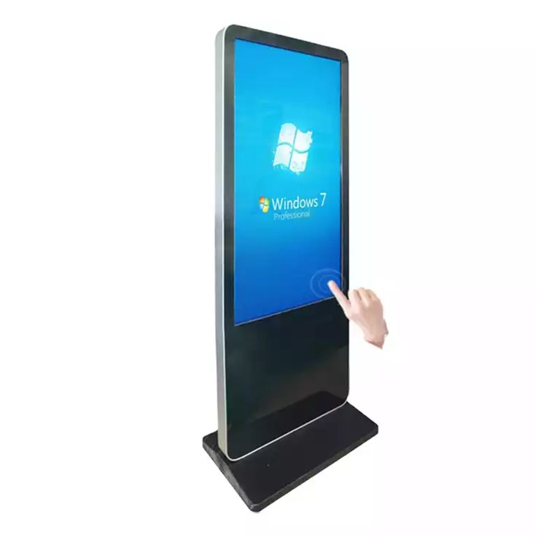 55 Inch Floor Ngadeg Windows Tutul Kiosk