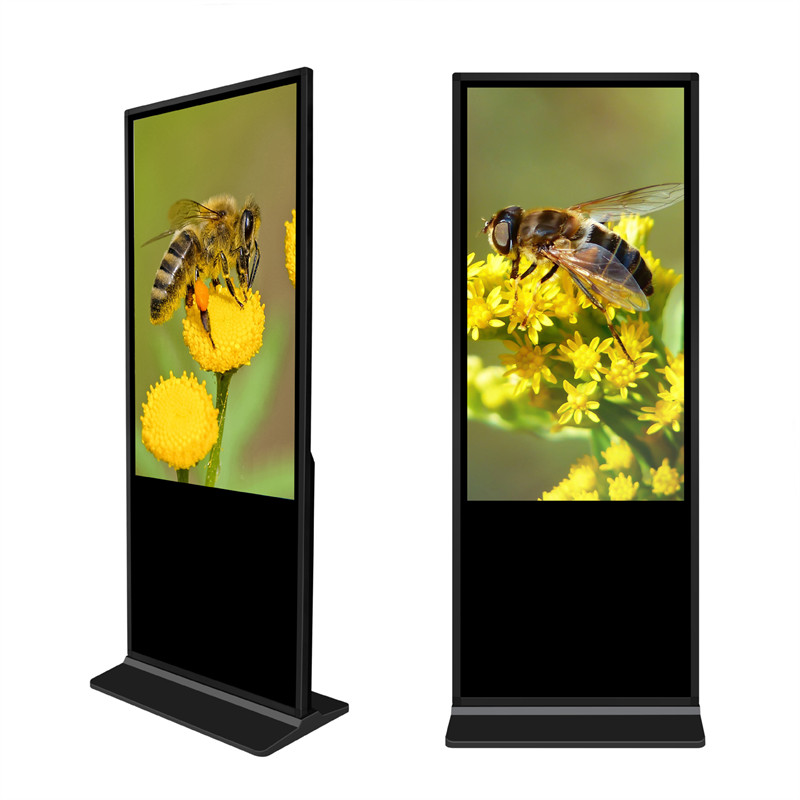 65 inch Floor stand layar tutul kiosk