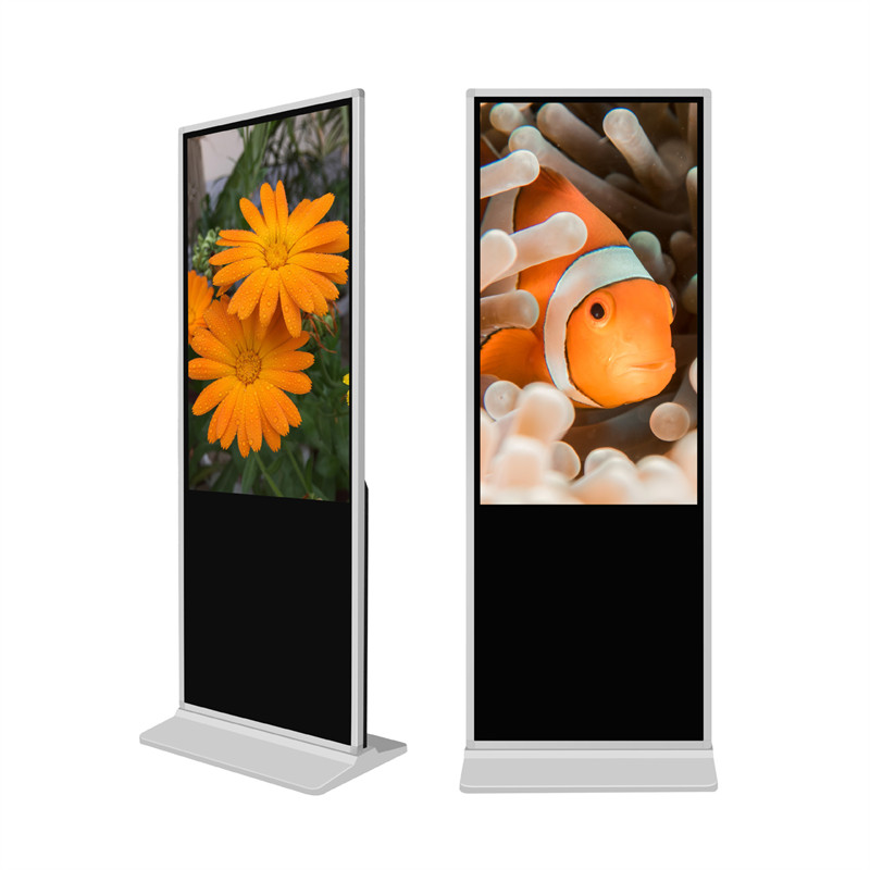 43 inch lantai ngadeg signage digital kiosk layar tutul